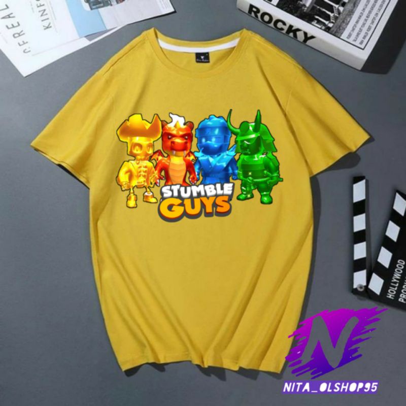 baju stumble guys kaos anak stumble guys skin spesial