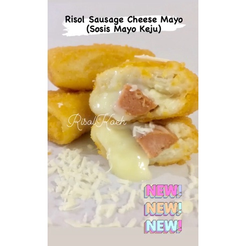 

Risoles Sausage Cheese Mayo / Risol Sosis Keju Mayo / Risol Lumer / Risol enak / Risol Murah / Risol Viral (Harga per pack isi 4 pcs)