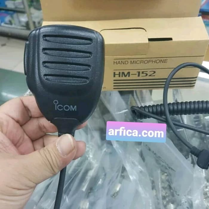 MICROPHONE HM-152 ORIGINAL PTT EXTRAMIC RIG ICOM HM152