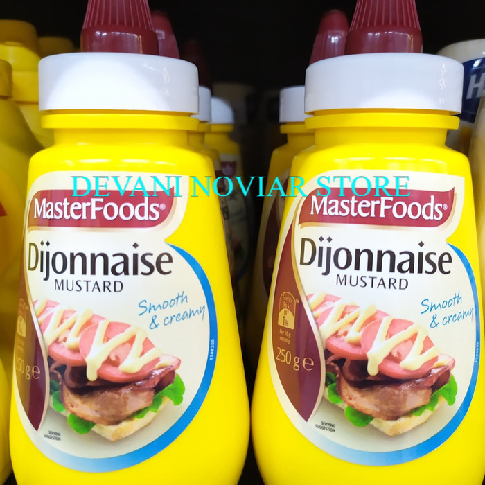 

MASTERFOOD Dijonnaise Mustard Smooth&Creamy 250gram