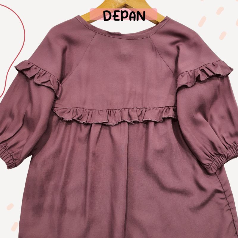 Dress Tunik Anak Naomi Laurakidshop 1-4 Tahun