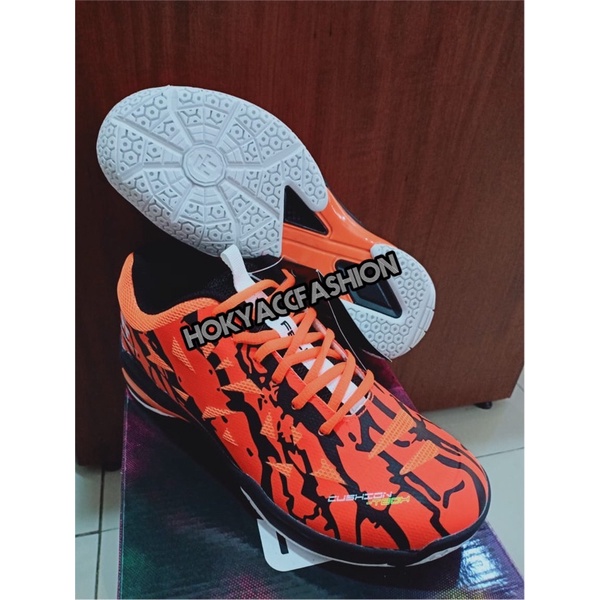 Sepatu Badminton bulutangkis Felet FT Boost 1.0 / Sepatu Felet Ranger Boost Orange Original