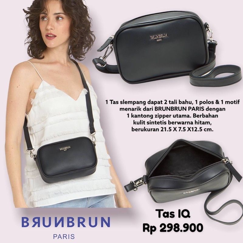 Tas Selempang Wanita Tas Izeliana BrunBrun Paris Promo