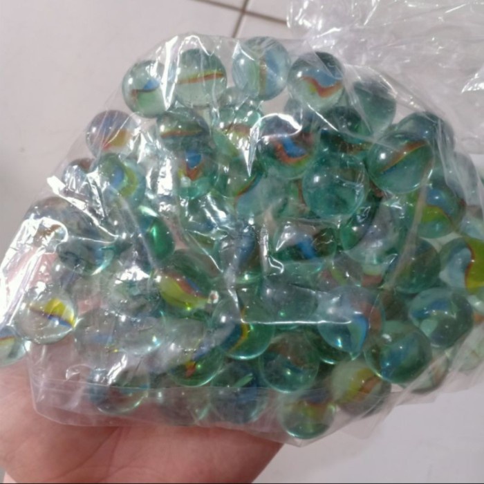 F022B0 Kelereng Gundu Mainan Kecil Isi 100Pc / Klereng Tradisional Wq202Q