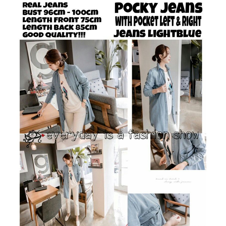 Unik VR JZ- Pocky jeans Pocky J Murah