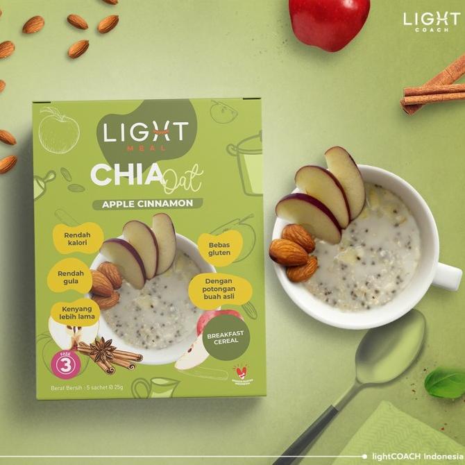 

Best Seller Chia Oat Apple Cinnamon | Sereal Diet Buah | Oatmeal Chia Seed
