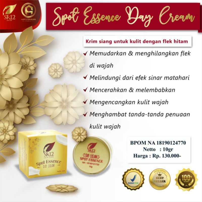 KRIM PENCERAH WAJAH/KRIM PENGHILANG FLEK/KRIM AMAN BPOM