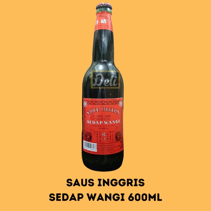 

Saus Inggeris Inggris Sedap Wangi 600ml