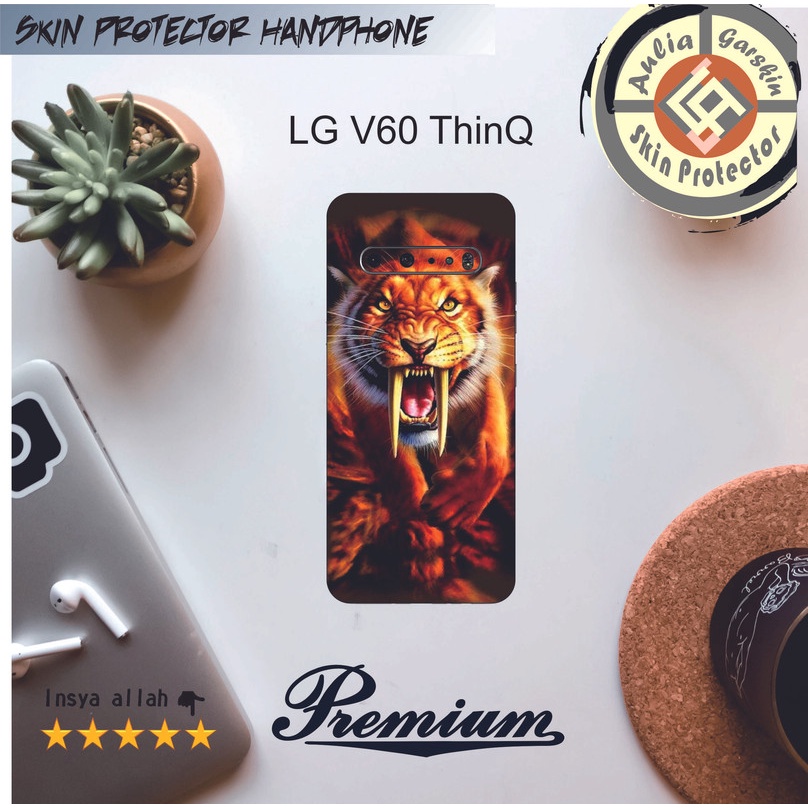 Dapat 2pcs Garskin HP LG V60 ThinQ Motif ooo - Free Custom Motif Via Chat