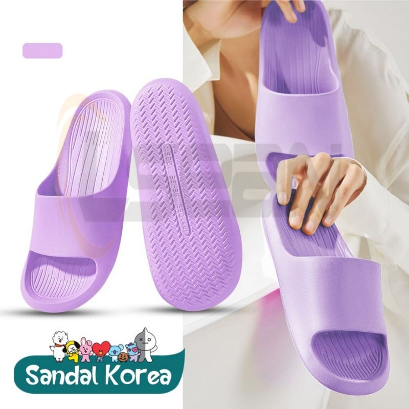 SANDAL WANITA SLIP ON | SANDAL CEWEK KOREAN STYLE ANTI SLIP BAHAN EVA