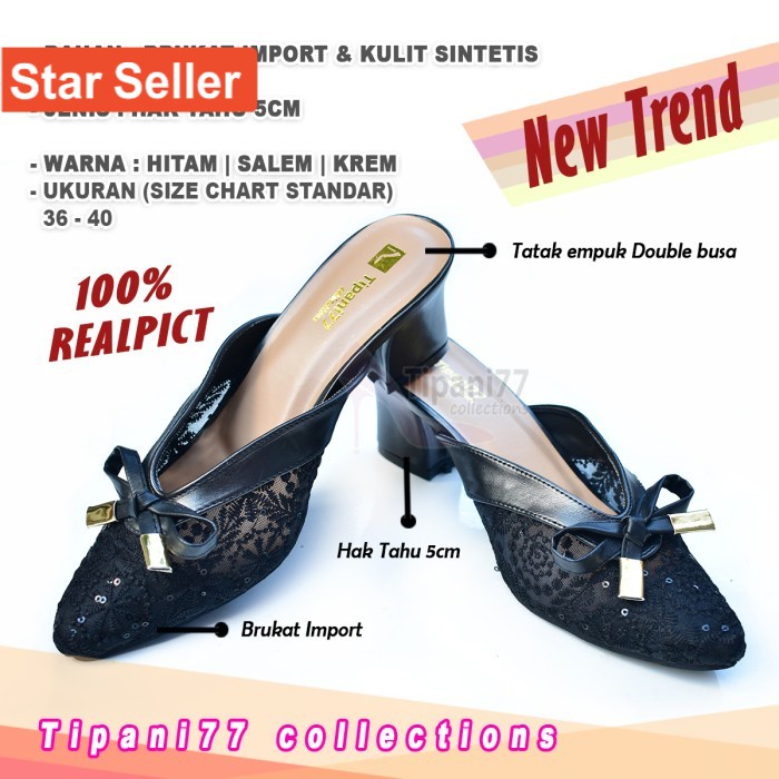 HEELS STRAPPY WANITA SANDAL PESTA UNDANGAN SANTAI CEWEK EMORY HIIL MURAH MODEL IMPORT GC BRUKAT MIKA