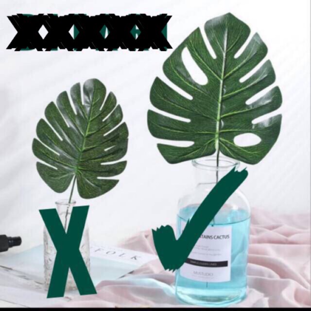 BELI 4 GRATIS 1 MONSTERA  PLASTIK DAUN MONSTERA  Shopee 
