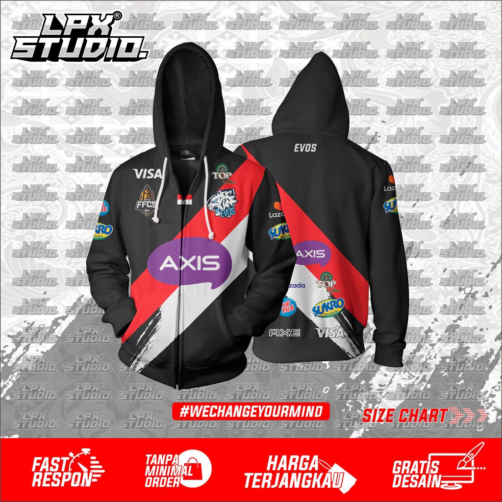 Jaket Printing Evos New 2021