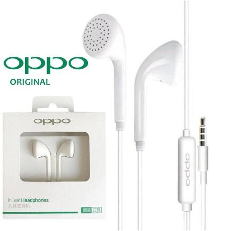 Headset Oppo Original 100% - Headset Oppo F9 F7 F5 F3 F3plus F1plus F1s A71 K77C