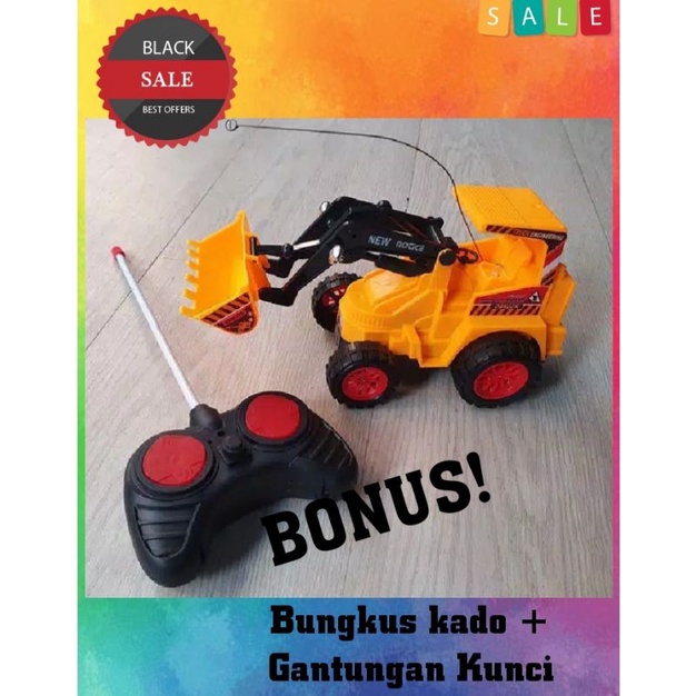 Mainan mobil rc Beko excavator truck engineering remote control mainan murah