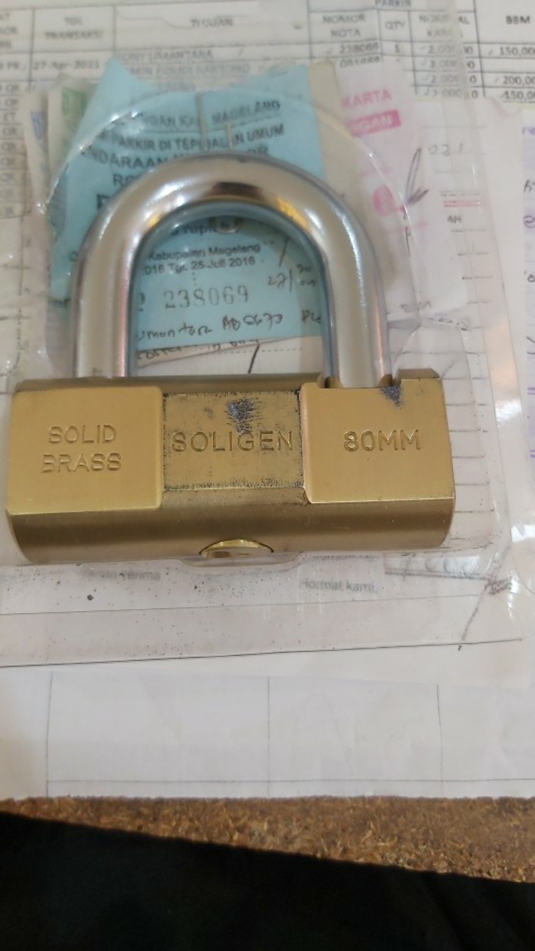 Gembok V Soligen 80 Mm (gembok Soligen 80 Mm / Gembok Bulat Soligen 80 Mm)