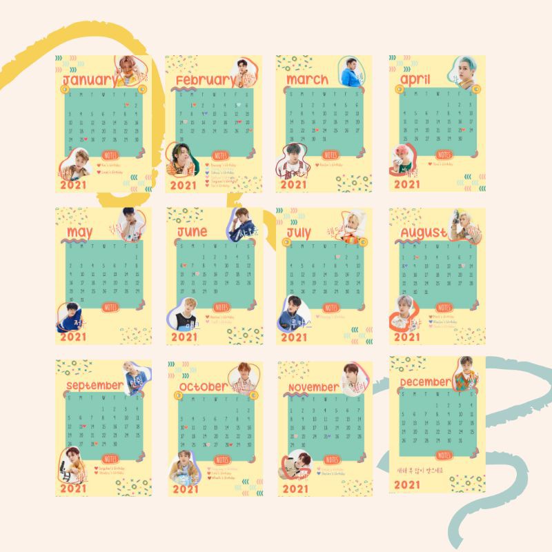 Kalender NCT Departure Ver