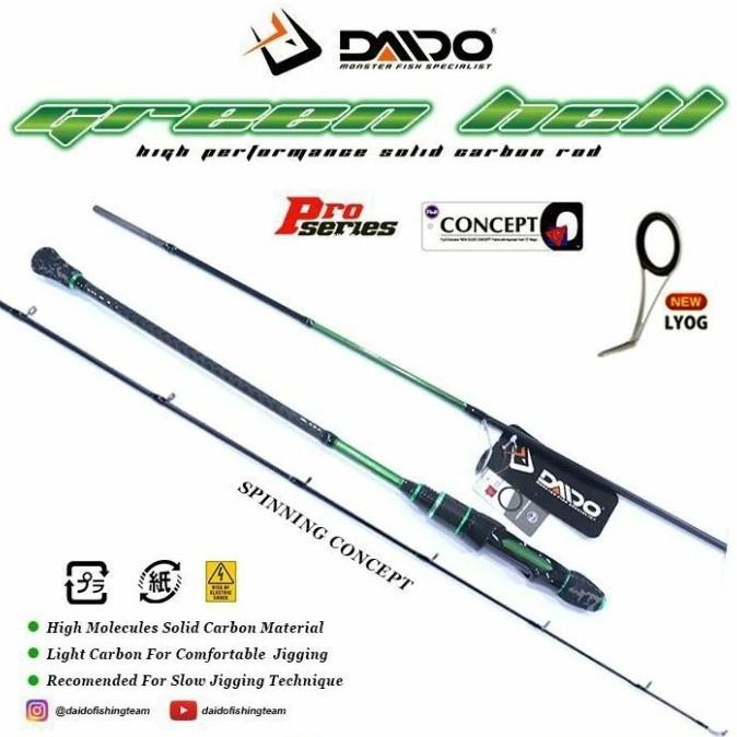 Joran Daido Green Hell 662Ml Pe 0.8-1.5 198Cm Fuji
