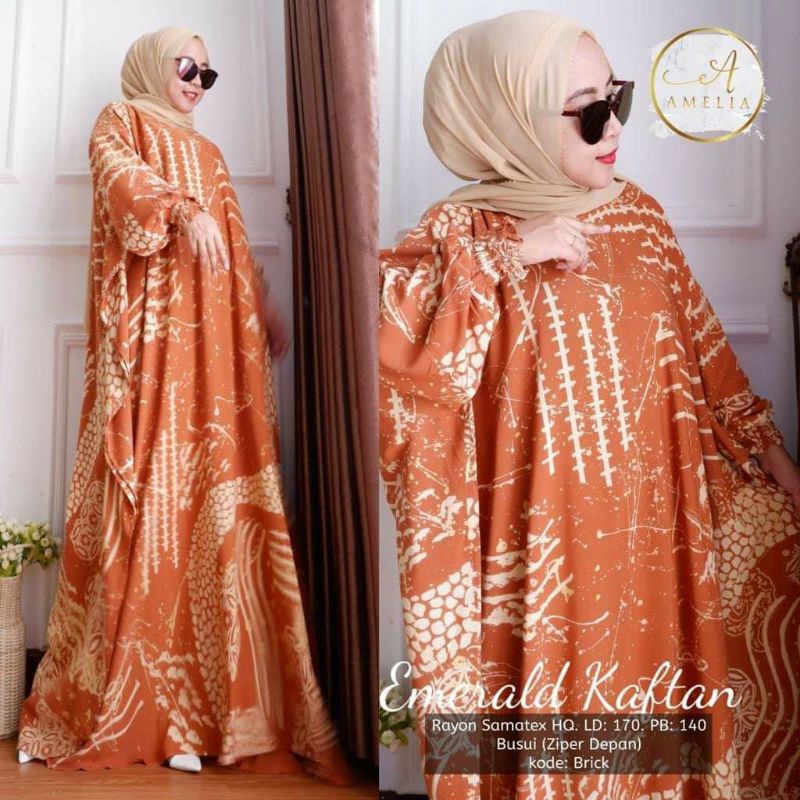 kaftan new motif | sari meldi kaftan | kaftan batik new motif