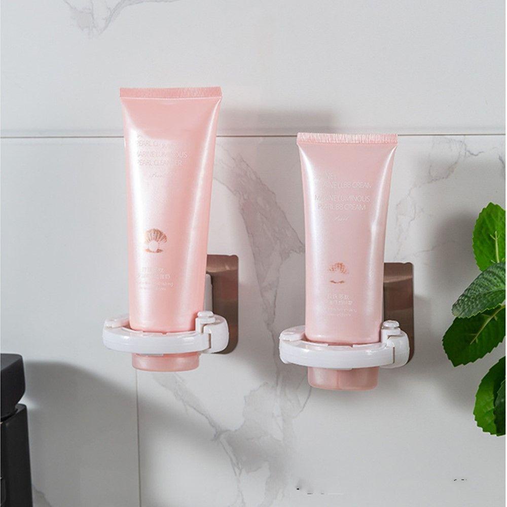 Top Tempat Shampoo Holder Kamar Mandi Organizer Perekat Diri Bebas Pukulan Sabun Cair Shower Gel Gantungan