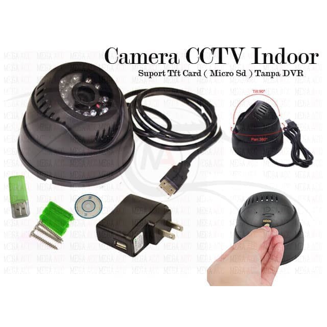 KAMERA CCTV INDOOR MENGGUNAKAN MEMORY CARD