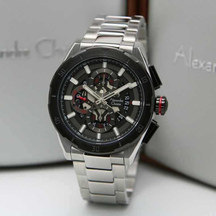 ORIGINAL Jam Tangan Pria Alexandre Christie AC 6560 / AC6560 Garansi Resmi 1 Tahun