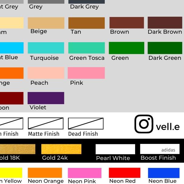 Cat Tas Bag Dompet sofa Leather Kulit asli sintetis - leather paint | Velle LS