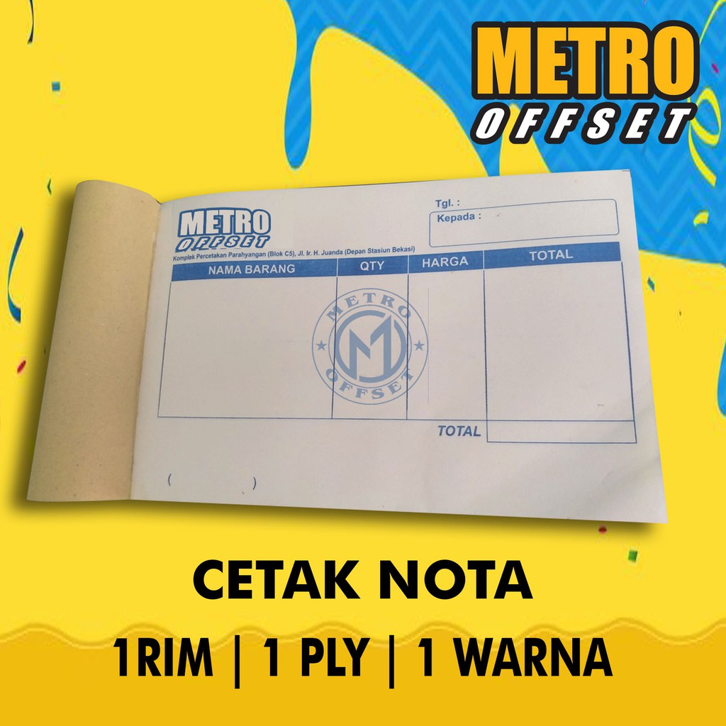

CETAK NOTA/KWITANSI