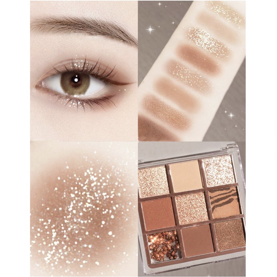 DIKALU COCO VENUS Korean Eyeshadow Pallete Matte Palet 9 Warna Waterproof XX012