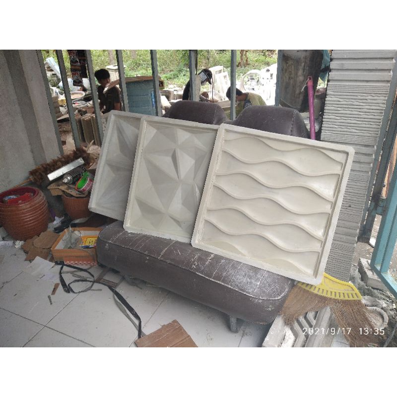 cetakan 3D panel model gelombang