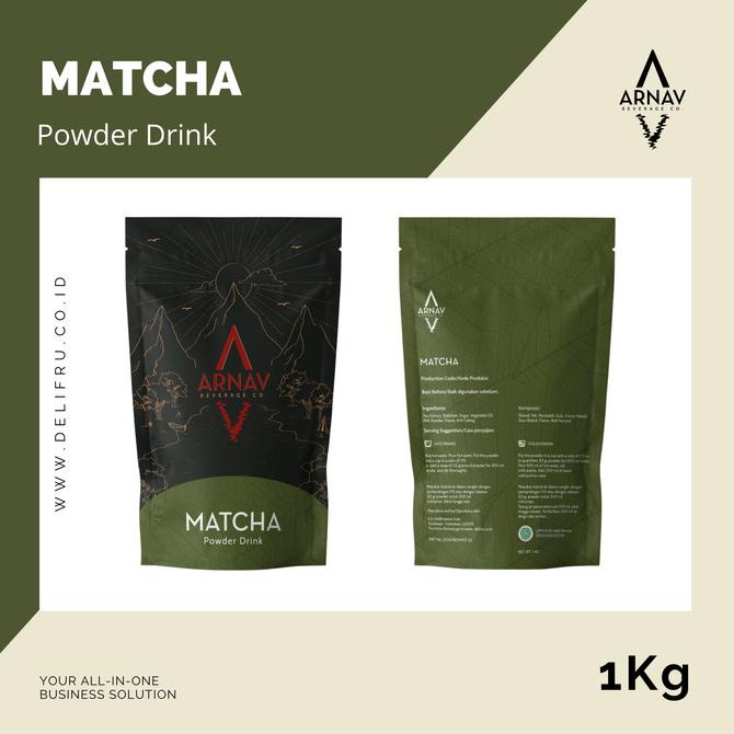 

(BISA COD) Powder Drink Matcha Arnav - Bubuk Minuman Matcha Premium TERJAMIN Kode 137