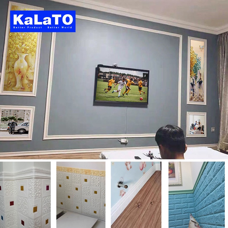 (KaLaTO) Wall Border List / Wallborder Foam 3D /Walpaper List Foam Stiker Dinding / List dinding 3D 2.3 Meter-6