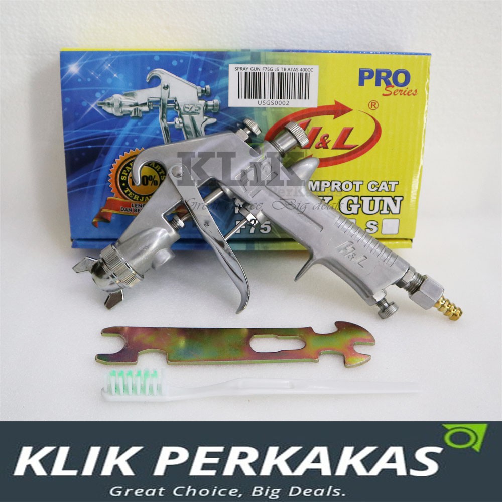 Spray Gun f75G HnL tabung atas 400cc