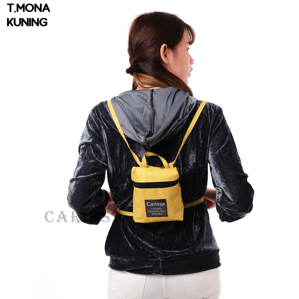 BL T MONA Tas  Mini 2in1 Punggung Selempang  Stylish Korea 