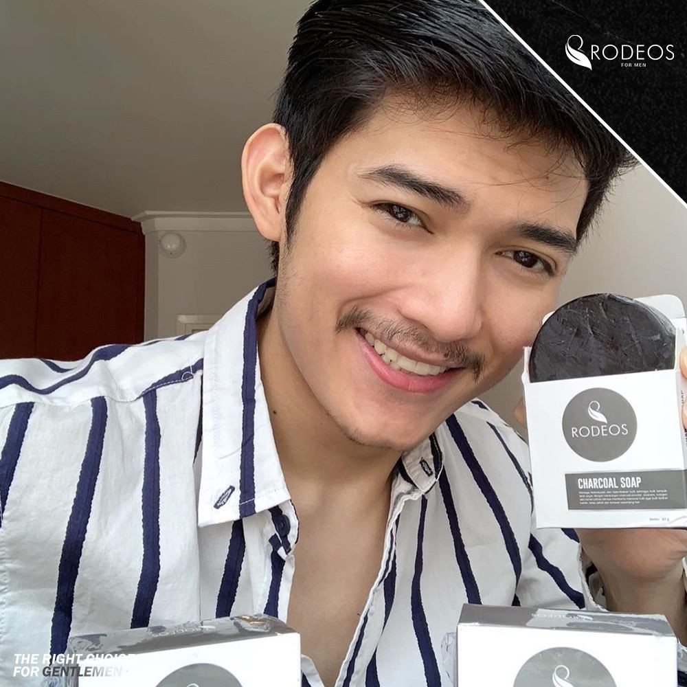 RODEOS  MEN REDEOS MEN ORIGINAL 100% GOLDENVIERA SABUN WAJAH MUKA JERAWAT MENCERAHKAN HERBAL SOAP