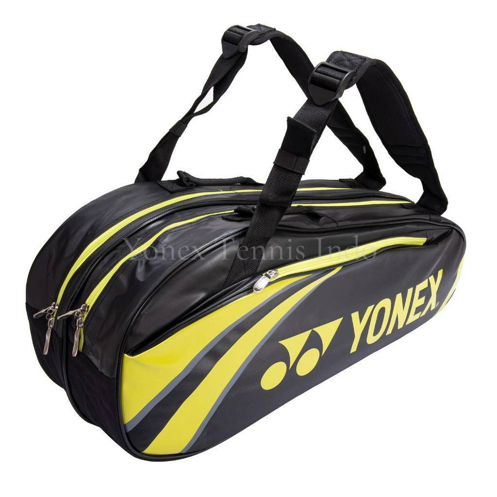 YONEX SR8926BT6 racket bag - BLACK LIME