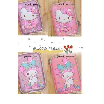 

Berkualitas! Kotak Pensil Hardcase Glitter Melody Hello Kitty Unicorn