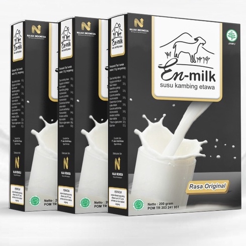 Susu Kambing Ettawa / Etawa Bubuk Vitagoat En-Milk Herbal Anti Eneg dan Tidak Prengus