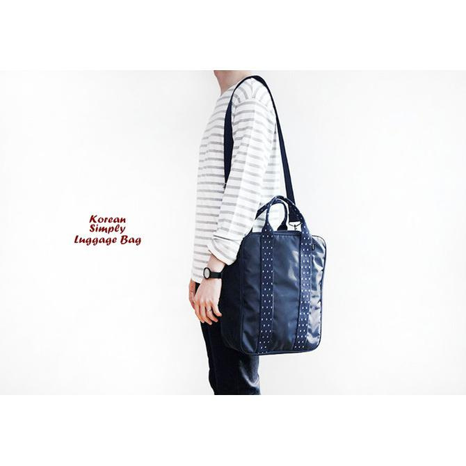Trendi Tas Koper Kecil Mini Kabin Travel Organizer Korean Simply Luggage Bag - Biru Muda Terlaris