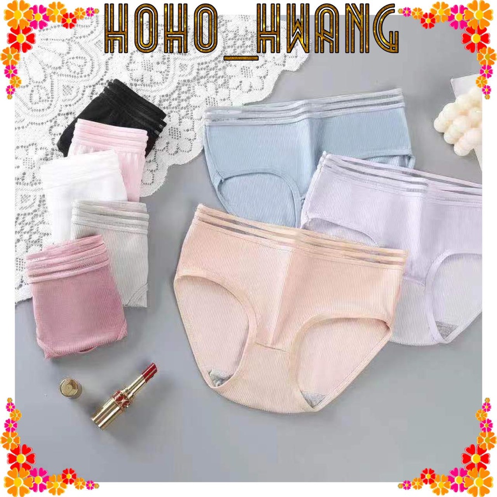 HOHO_HWANG (C-117) CD polos fashion CD adem Celana Dalam Wanita high quality katun import