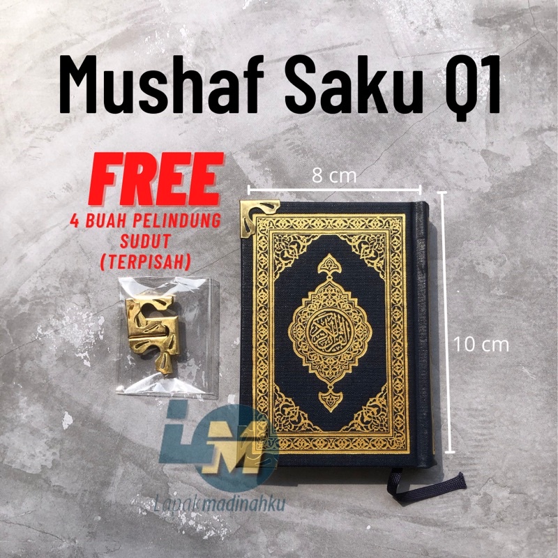 Mushaf Al-Quran Madinah SAKU (Q1) - ALQURAN HAFALAN 100% original madinah 8x11cm/ Malik Fahd Madinah