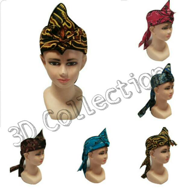 (COD) Iket Sunda Praktis Anak / Udeng Batik / Totopong / Sonagar