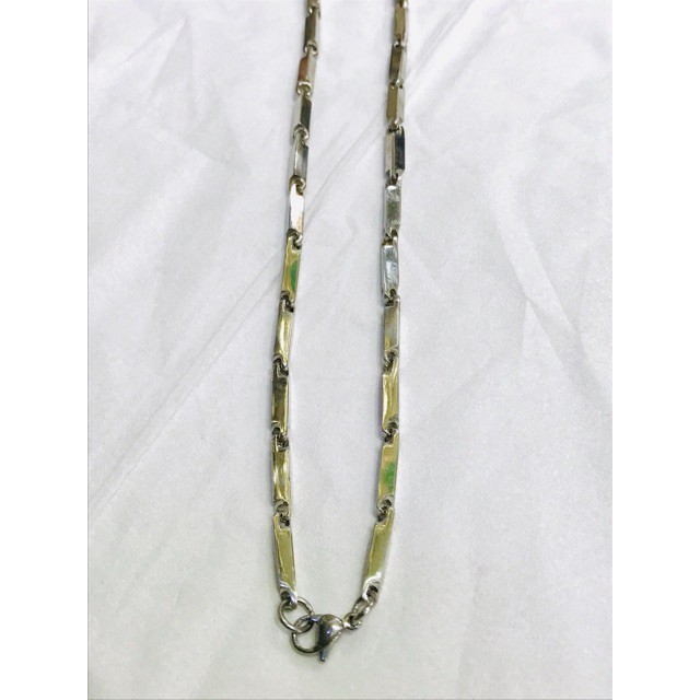 Kalung titanium/ titanium/ kalung lidi / kalung cewek dan cowok