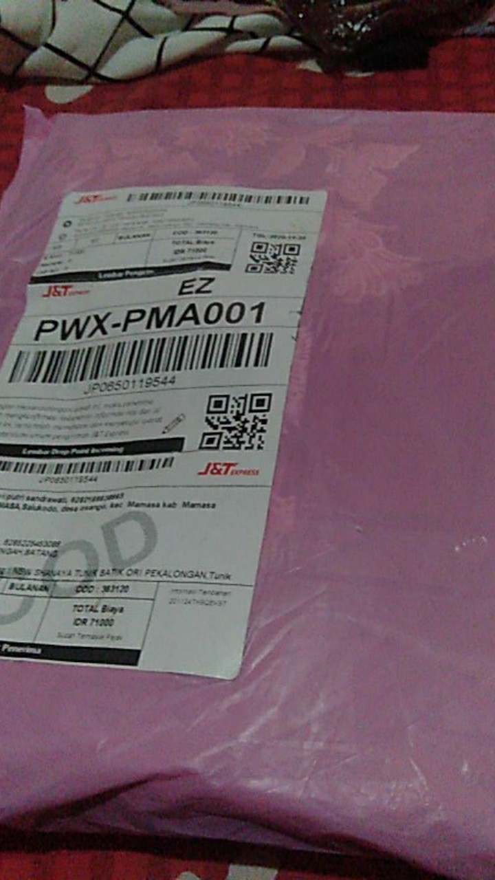 Tunik Batik Adyty Pakaian Wanita Fashion Dress Modern Murah