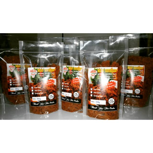 

AKAS Meat Retailer ABON SAPI (100gr)