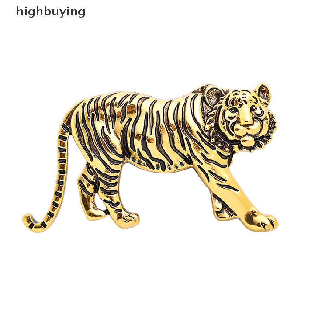 Hbid Bros Pin Desain Hewan Harimau Variasi 2 Warna Untuk Pria / Wanita