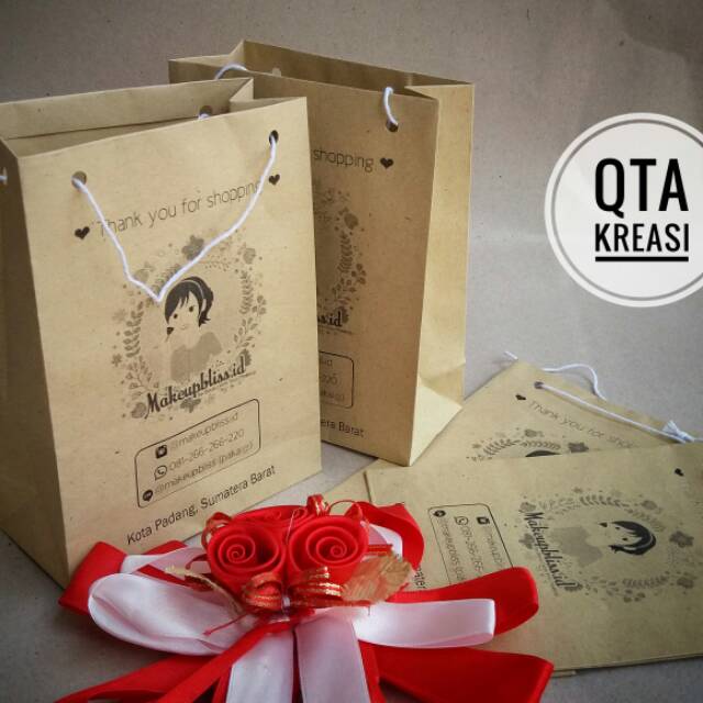 

Paper bag 12x5,5x16 cm