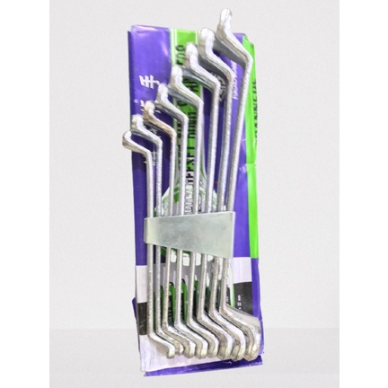 SALE !!! Fukung Kunci Ring Set 8 Pcs 6 - 22 mm Double Ring Spanner Set 75°