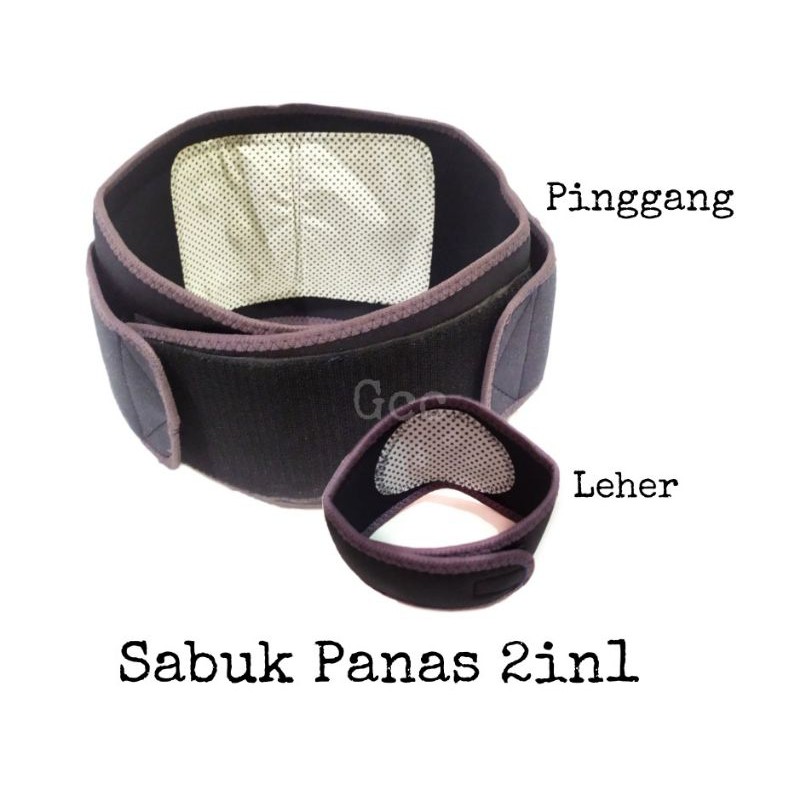 New Korset Panas Sabuk Koyo Pelangsing untuk Kesehatan Pinggang Dan Leher