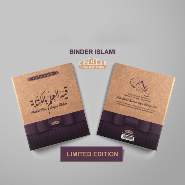 

Berkualitas Binder Islami Adz Dzahabi Bagus